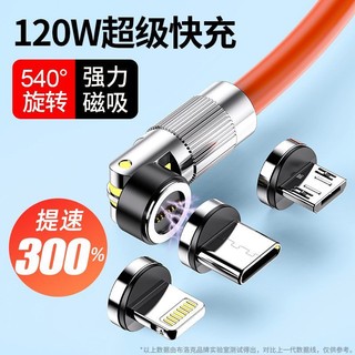 Dây cáp sạc nhanh type-c 120w có nam châm hút cho apple / android / huawei