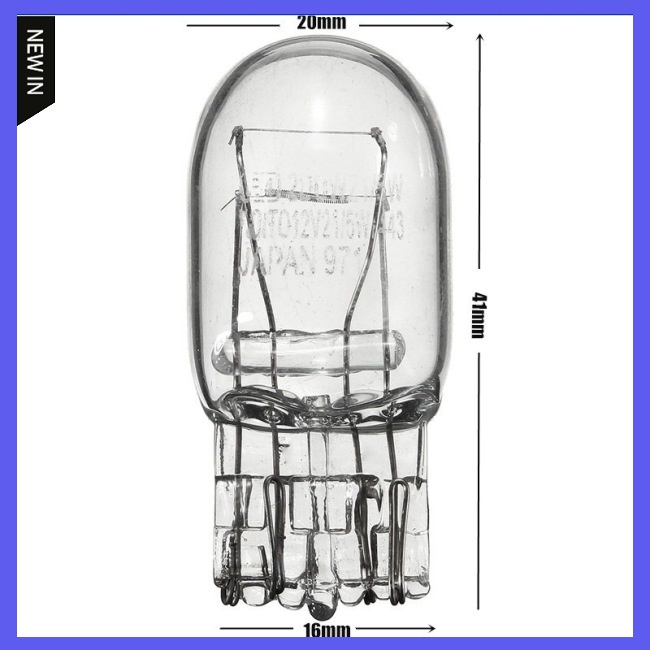 Bóng Đèn Xi Nhan Halogen T20 3800k 7443 7440 W21 / 5w Chuyên Dụng Cho Xe Hơi