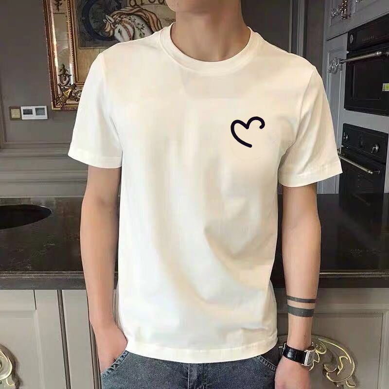 ¤¤▧Áo thun nam ngắn tay mùa hè cotton nguyên chất quần áo rộng xu hướng người béo người béo xu hướng nửa tay cộng với qu