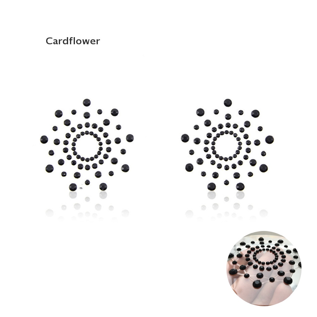 1 Cặp Núm Vú Giả Kim Cương Phong Cách Mimi Pasties Mới Quyến Rũ < Cardflower >