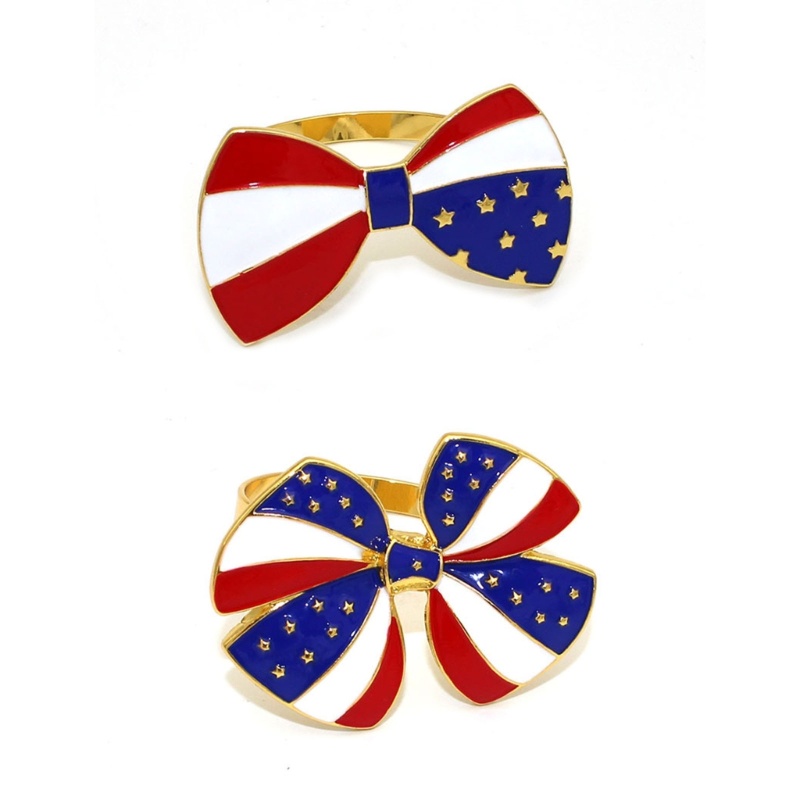 Bộ 6 Khóa Khăn Ăn Bằng Kim Loại Chất Lượng