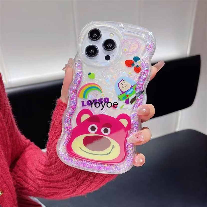 Ốp Điện Thoại Silicone Mềm Chống Sốc Phối Kim Tuyến Nước Cho iPhone 14 13 12 11 Pro Max X XS XR 7 8 Plus SE