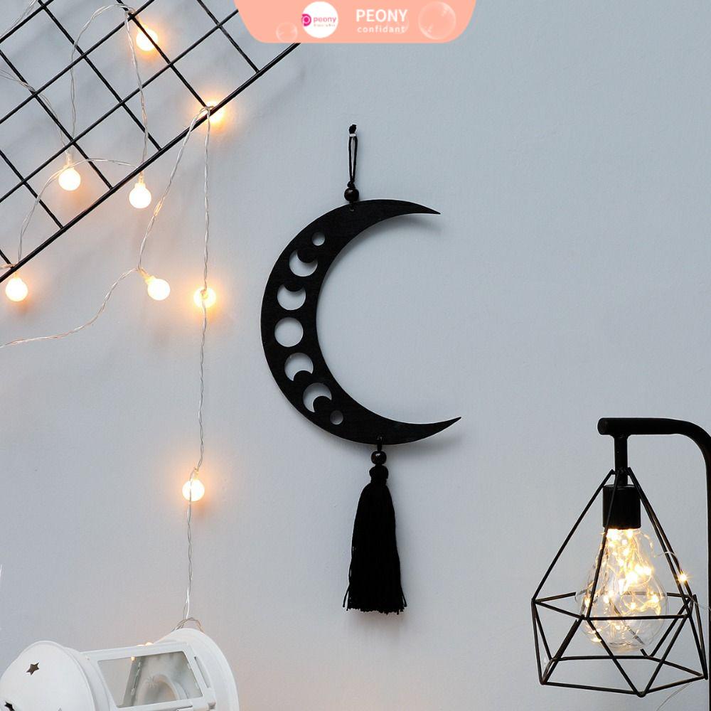 Lưới Bắt Giấc Mơ Màu Đen Treo Tường Trang Trí Phòng Khách Phong Cách Boho