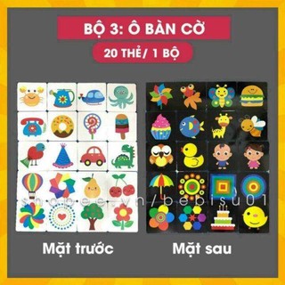 Bộ thẻ Flashcard Kích Thích Thị Giác (Trọn 4 tập)