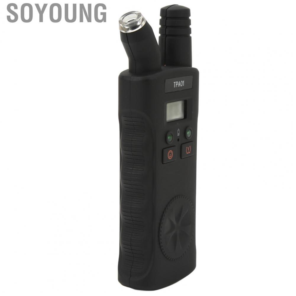 Soyoung Digital Tire Pressure Gauge  150 PSI Reduce Wear TPMS Relearn Tool 2 in 1 for Car