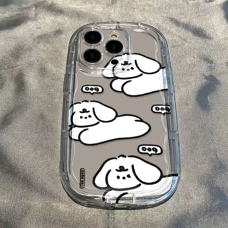 ✅Ốp Điện Thoại Mềm Trong Suốt Chống Sốc Hình Ba Chú Cún Cho Iphone 8p / Xsmax Xr 7 / 1211 13iPhone14