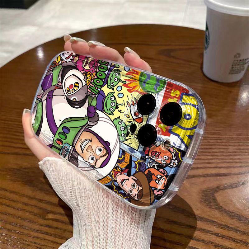 ✅Ốp Điện Thoại Dẻo Trong Suốt Họa Tiết Hoạt Hình Buzz Lightyear Cho Iphone Xs xs8piPhone14 / 13xr 7promax / 12 11 /CT5C