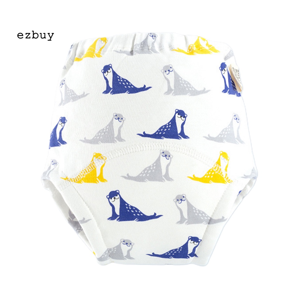 Quần Tã Thấm Hút Nước In Họa Tiết Động Vật Hoạt Hình Thân Thiện Với Da Cho Bé Sơ Sinh