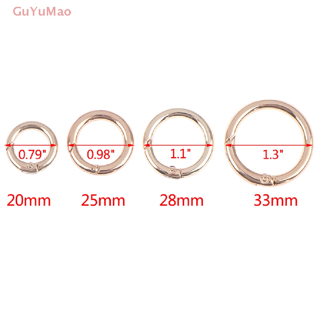 Bộ 2 Khóa Vòng Kim Loại Chữ O Cho Túi Xách PRTA