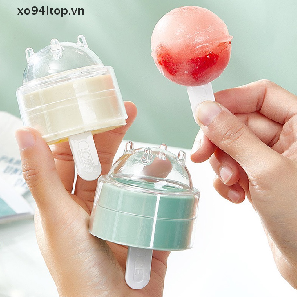 Khuôn Làm Kem Que Tiện Lợi Xinh Xắn