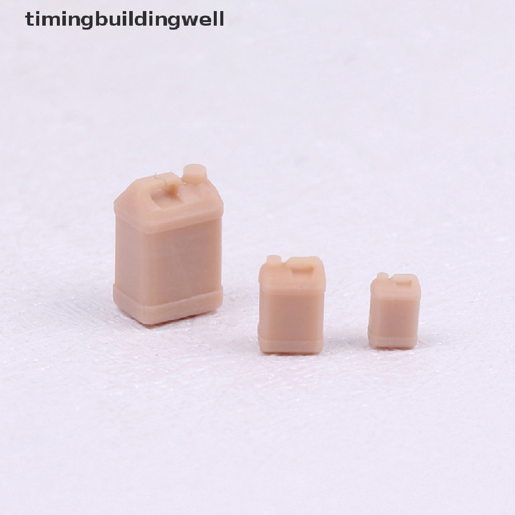 Mô Hình Thùng Dầu Diorama Không Màu Bằng Nhựa Resin 1 / 64