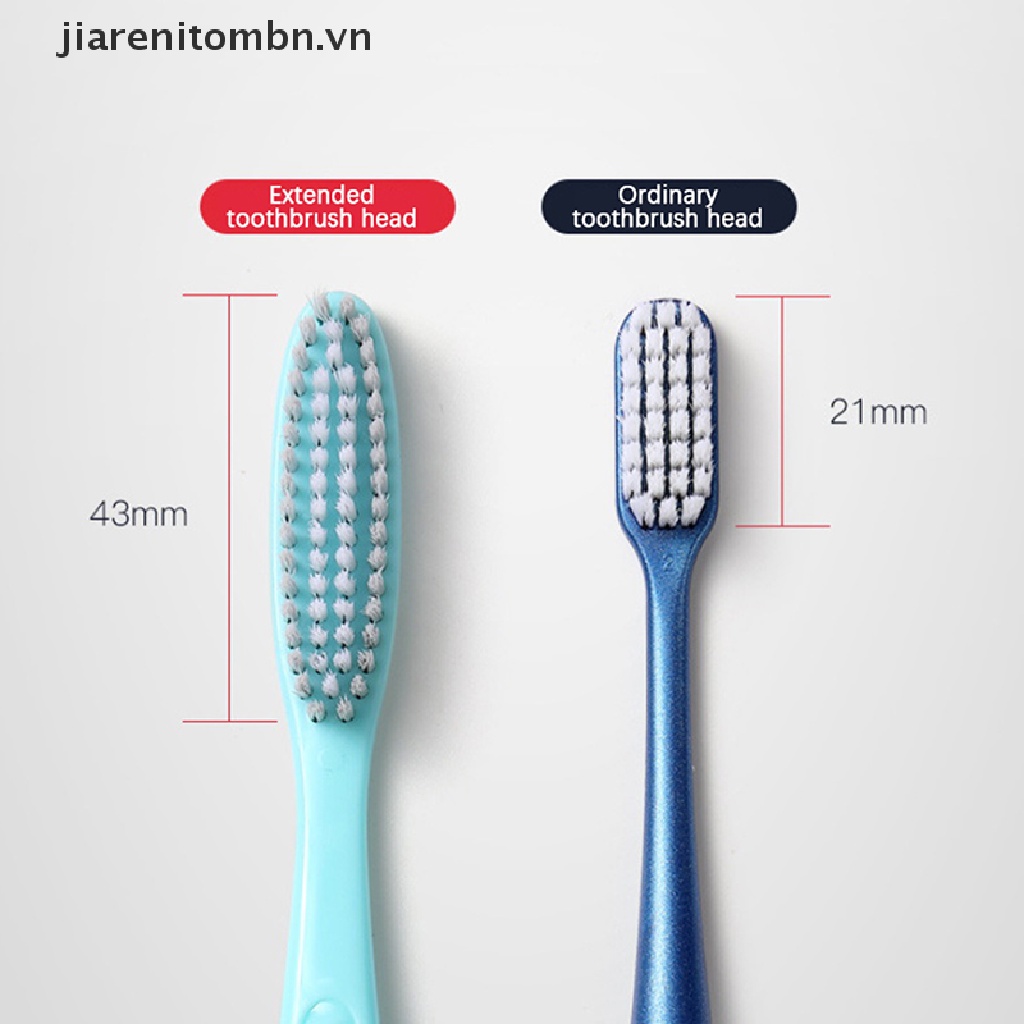 1 Bàn Chải Đánh Răng Đầu Siêu Dài Lông Siêu Mềm Cho Người Lớn vn