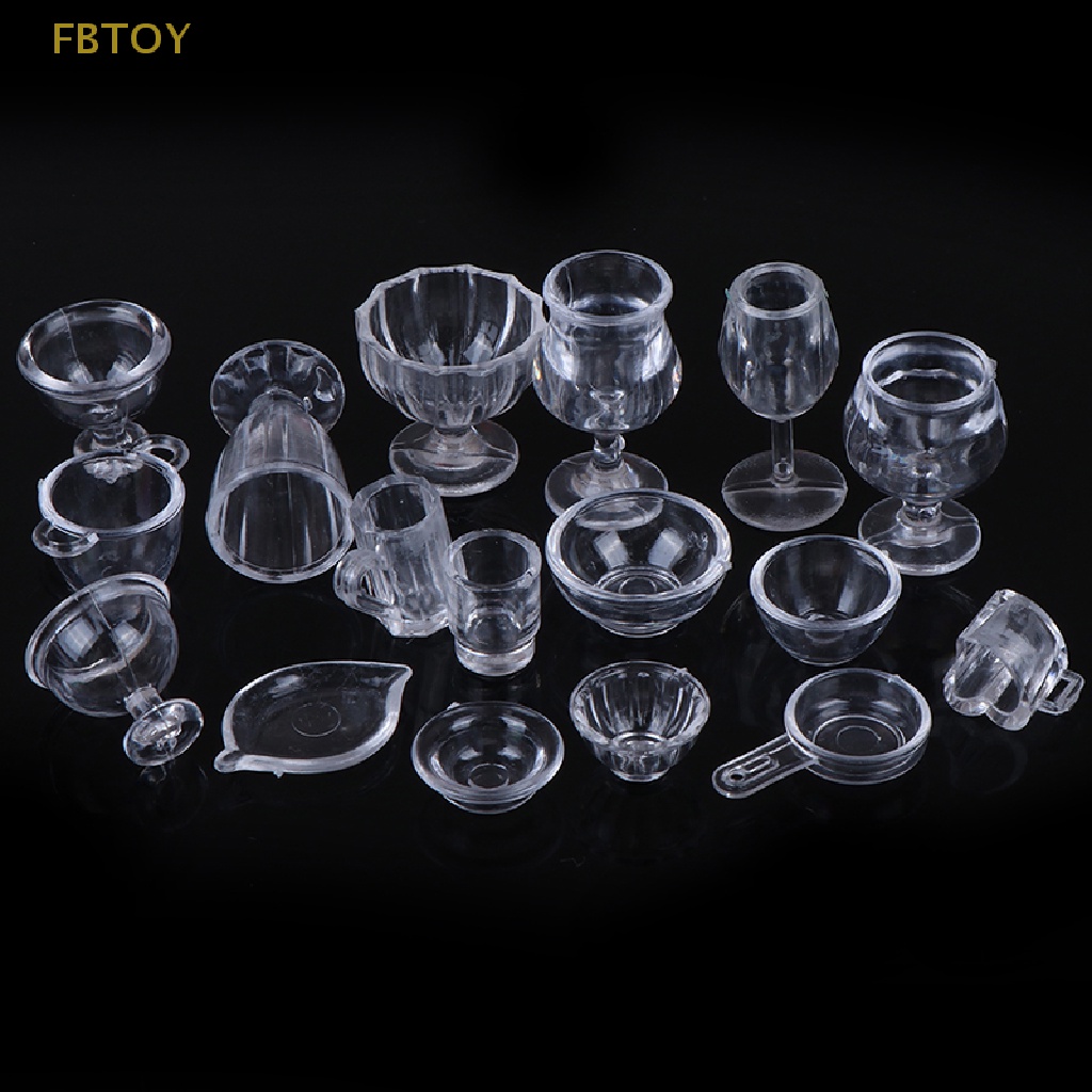 Set 17 Món Đồ Chơi Trong Suốt Cho Bé Chơi Đồ Hàng 1: 12