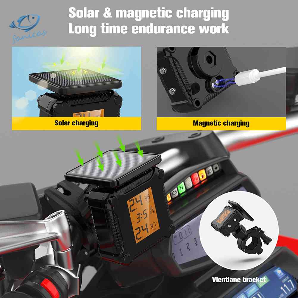 Hệ Thống Cảm Biến Áp Suất Lốp Xe Máy TPMS