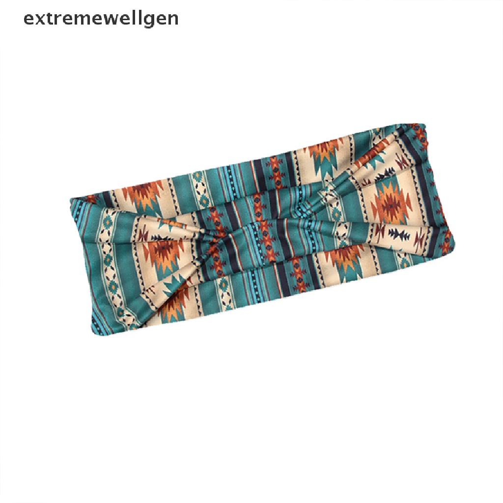 Băng Đô Bản Rộng Thấm Mồ Hôi In Họa Tiết 3D