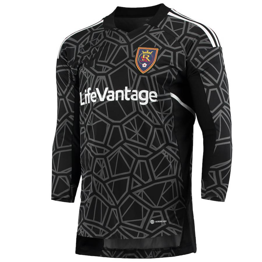 Hq1 MLS Áo Thun Thể Thao Tay Ngắn In Hình Câu Lạc Bộ Real Salt Lake Goalkeeper Jersey QH1