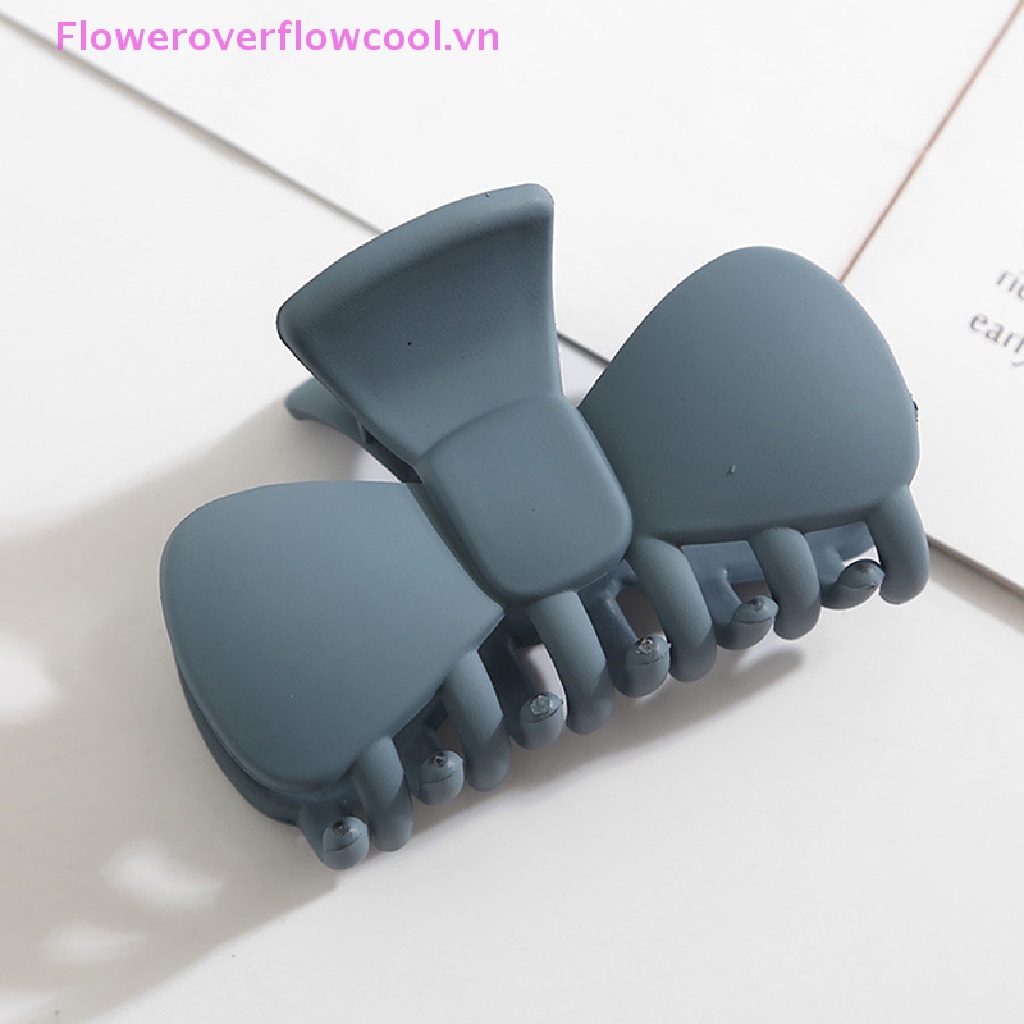 Fofc Kẹp Tóc Càng Cua Bằng Acrylic Nhám Thanh Lịch Phong Cách Hàn Quốc