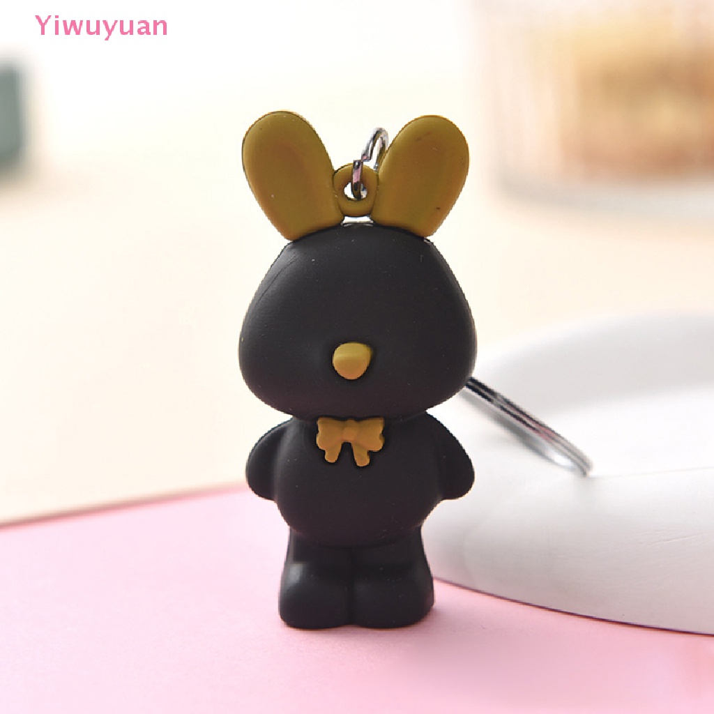 < Yiwuyuan > Móc Chìa Khóa Xe Hơi Hình Gấu Trúc Dễ Thương Cá Tính Phù Hợp Với Moto Mới