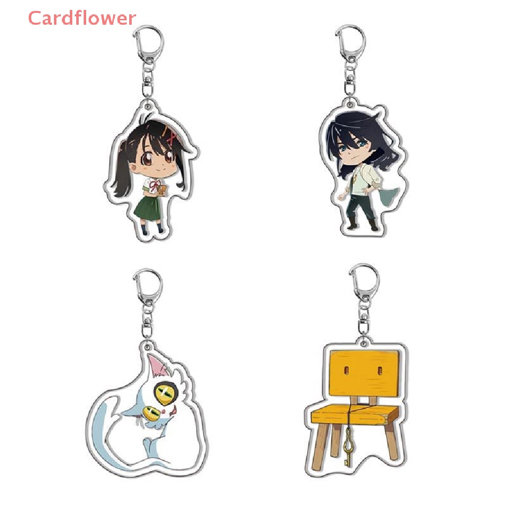 Móc Khóa Hai Mặt Bằng Acrylic Trong Suốt Họa Tiết Hoạt Hình Cardflower > Mới