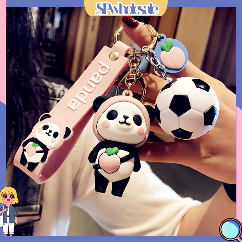 <SPwholesale> Giá Đỡ Chìa Khóa Bằng Kim Loại Hình Gấu Trúc Dễ Thương