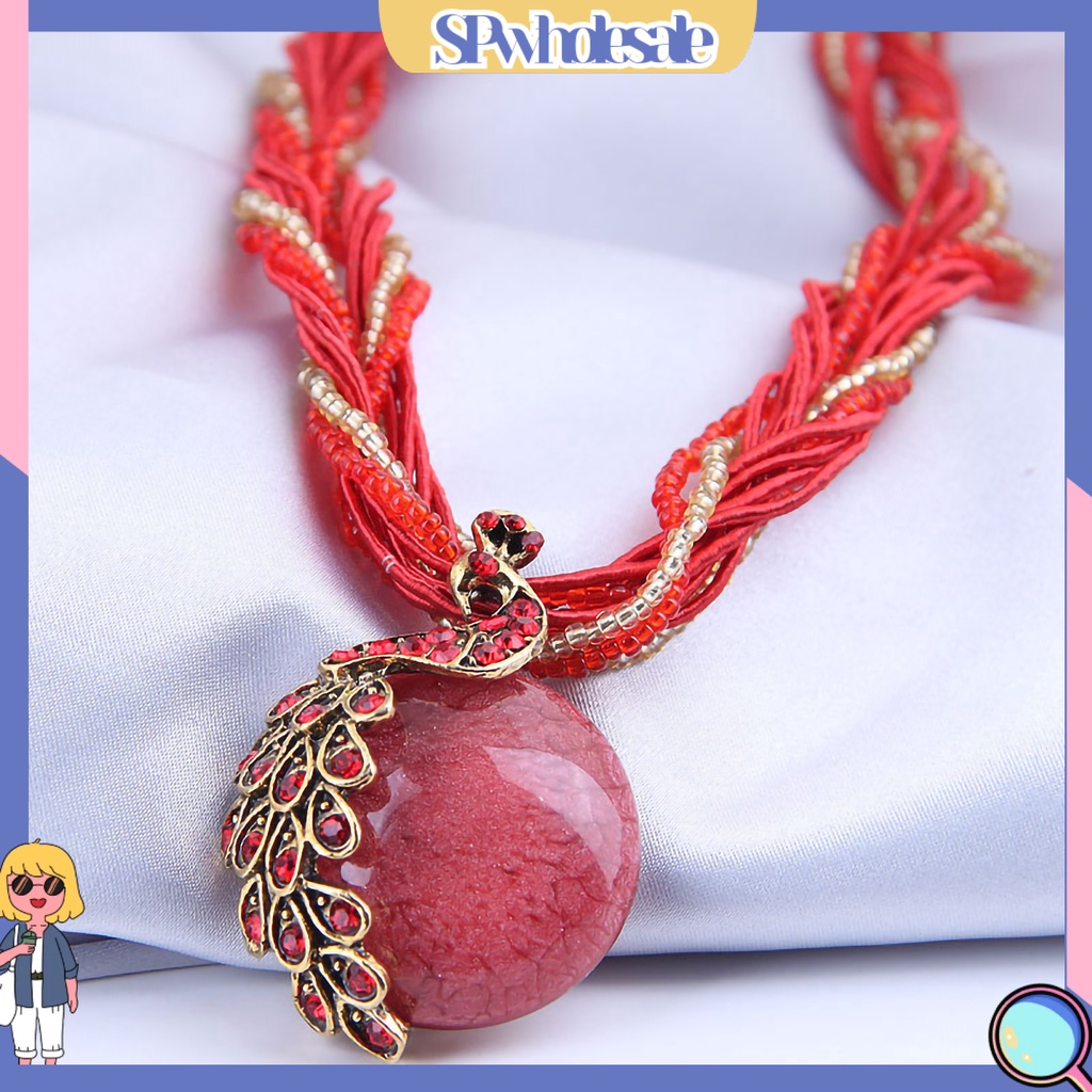 &lt;SPwholesale&gt; Vòng cổ Phong Cách Bohemian Cổ Điển Màu Sáng Tinh Tế Cho Cuộc Sống Hàng Ngày