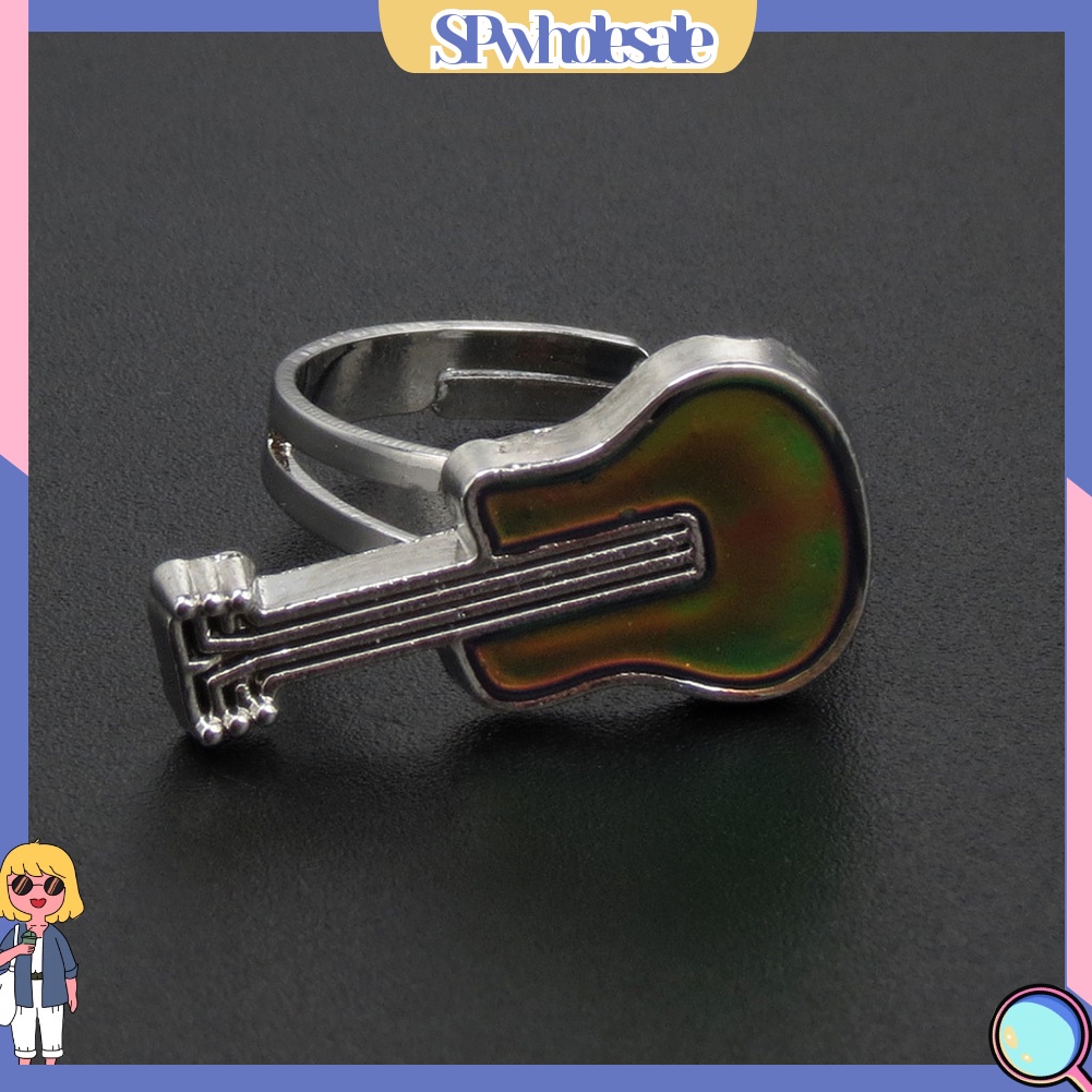 <SPwholesale> Nhẫn Hở Thay Đổi Màu Sắc Theo Nhiệt Độ Sáng Tạo Cho Nữ