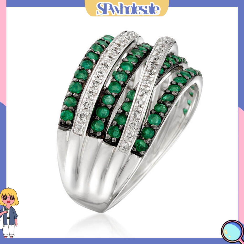 <SPwholesale> Nhẫn Đeo Ngón Tay Bằng Hợp Kim Thân Thiện Với Làn Da Dành Cho Nữ