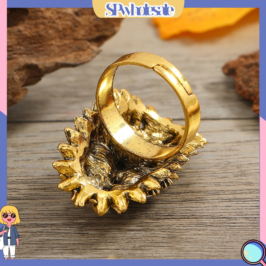 <SPwholesale> Nhẫn Hình Học Bohemian Cổ Điển Tinh Tế Có Thể Điều Chỉnh Mặc Hàng Ngày Cho Nữ