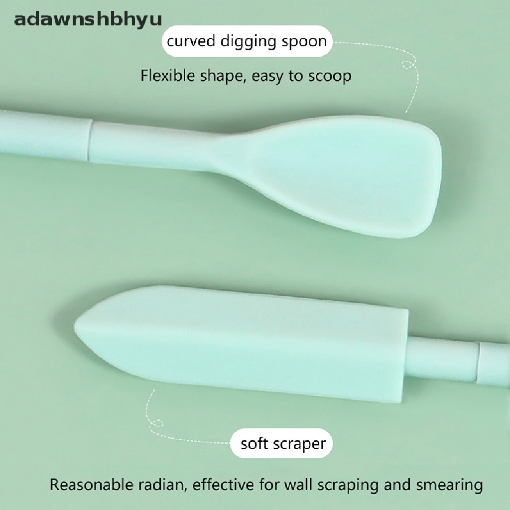 1 Dụng Cụ Đánh Phấn Trang Điểm Hai Đầu Bằng Silicon Adwnshbhyu