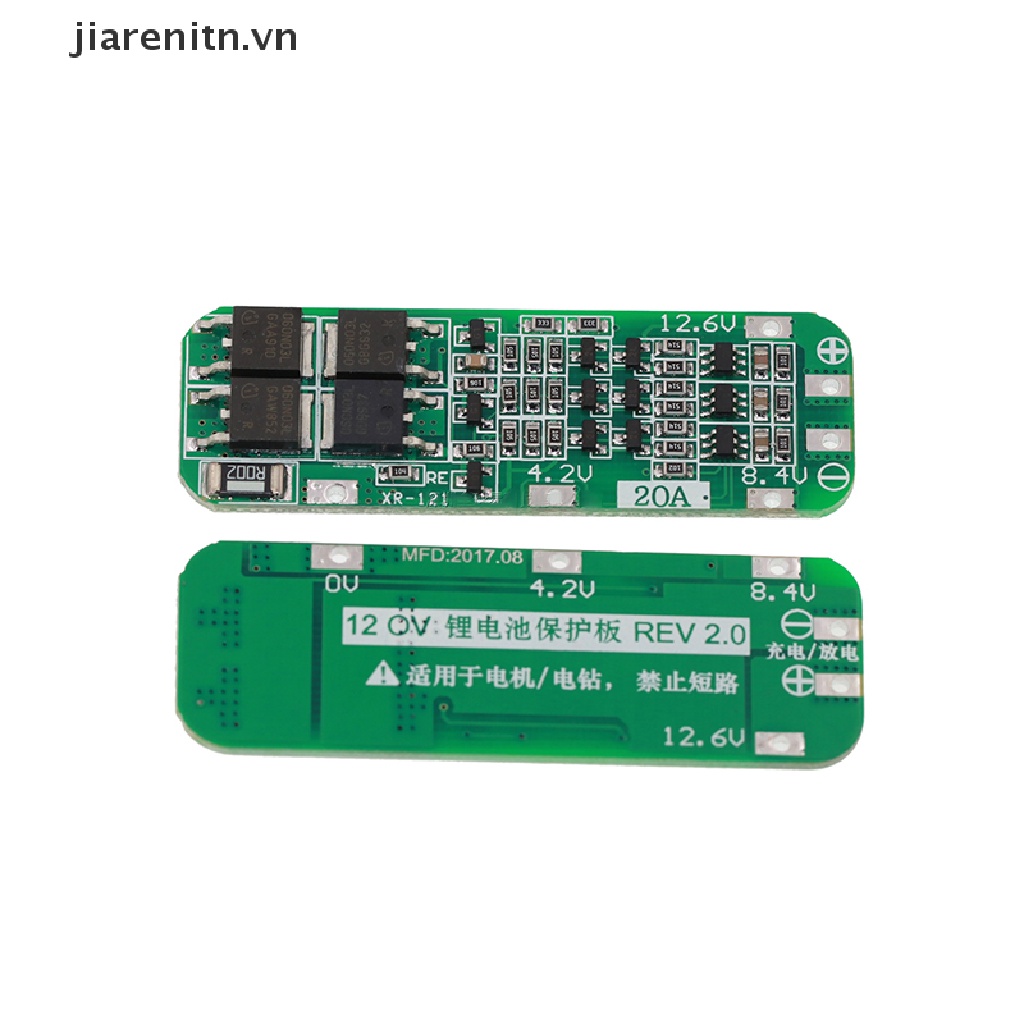 Bảng Mạch Bảo Vệ 12V 12.6V 18650 Li-ion PCB BMS Cho Mô Đun Khoan 12.6V Lipo Cell vn
