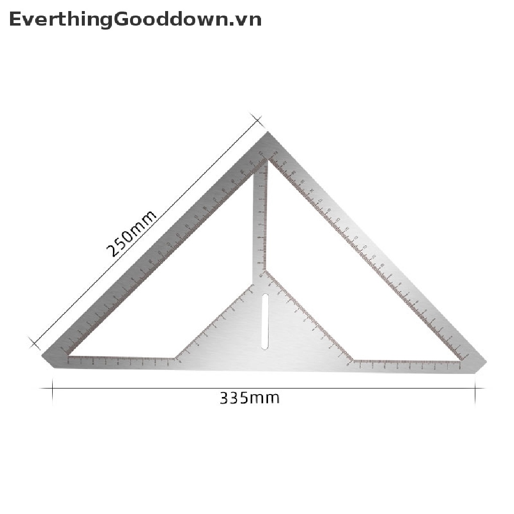 Thước Tam Giác Bằng Thép Không Gỉ Tiện Dụng Chất Lượng Cao