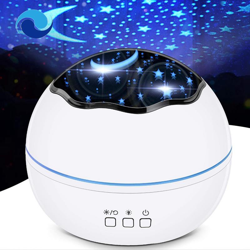 Đèn LED Chiếu Ánh Sáng Ban Đêm Hình Ngôi Sao / Dải Ngân Hà Độc Đáo Trang Trí Phòng Ngủ