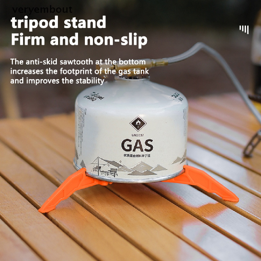 Giá Đỡ Bếp Gas Cắm Trại Ngoài Trời Bằng Chất Liệu Nylon Có Thể Gấp Gọn Tiện Lợi