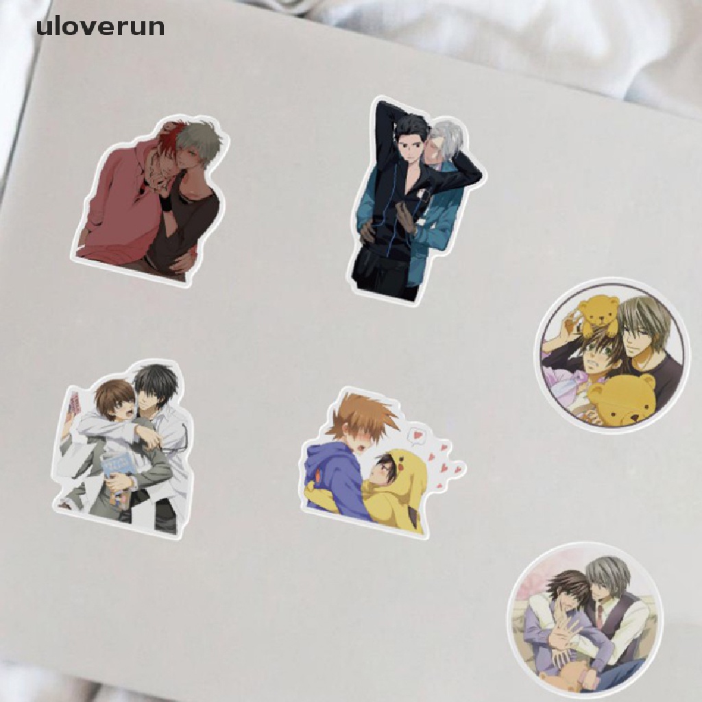 Bộ 50 Miếng Dán Anime BL; yaoi Cho Laptop Ván Trượt Đồ Chơi vn