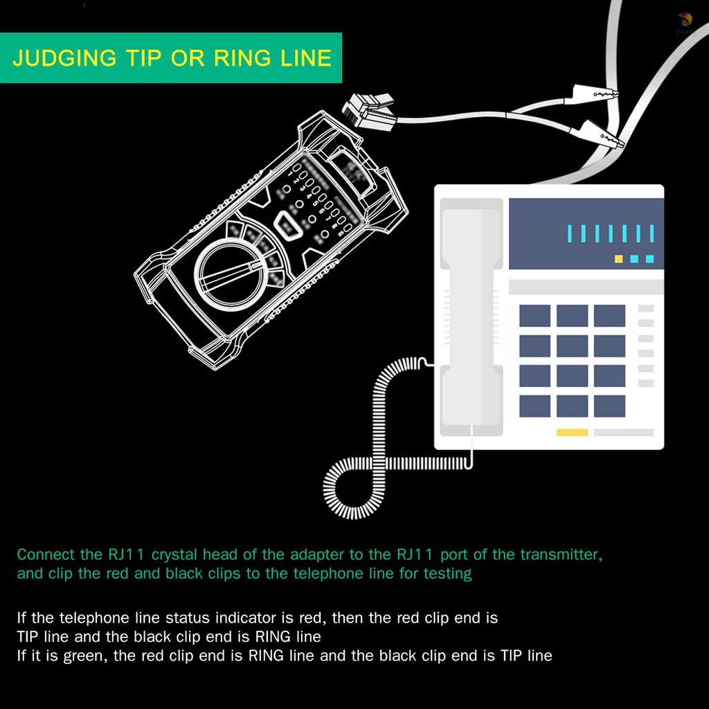 Dụng Cụ Kiểm Tra Đường Dây Cáp Mạng Đa Năng FUYI FY8169 RJ11 RJ45