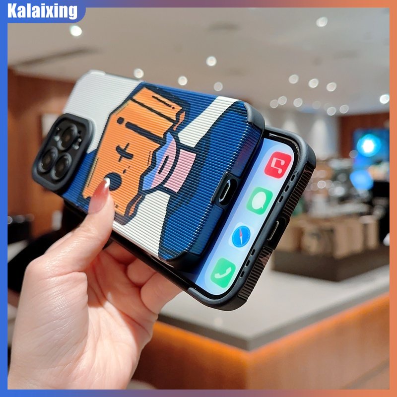 Ốp Điện Thoại Da Mềm Họa Tiết Cậu Bé Hoạt Hình Cho IPhone 14 13 12 11 Pro Max Xs Max Xr X Xs 7 8 Plus 14 Plus