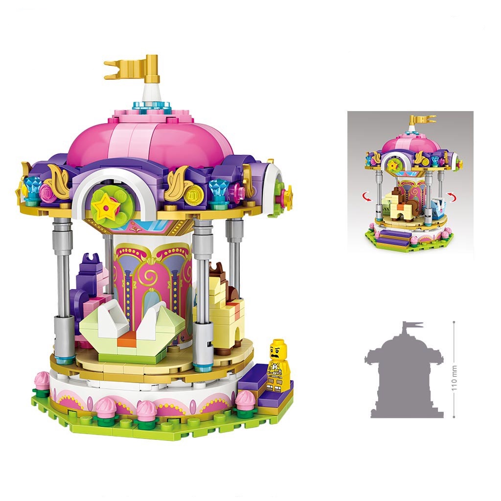 Công Viên Trẻ Em Mô Hình Lắp Ráp Dễ Thương Với Đồ Chơi Block Toys-Món quà tuyệt vời cho người thân yêu