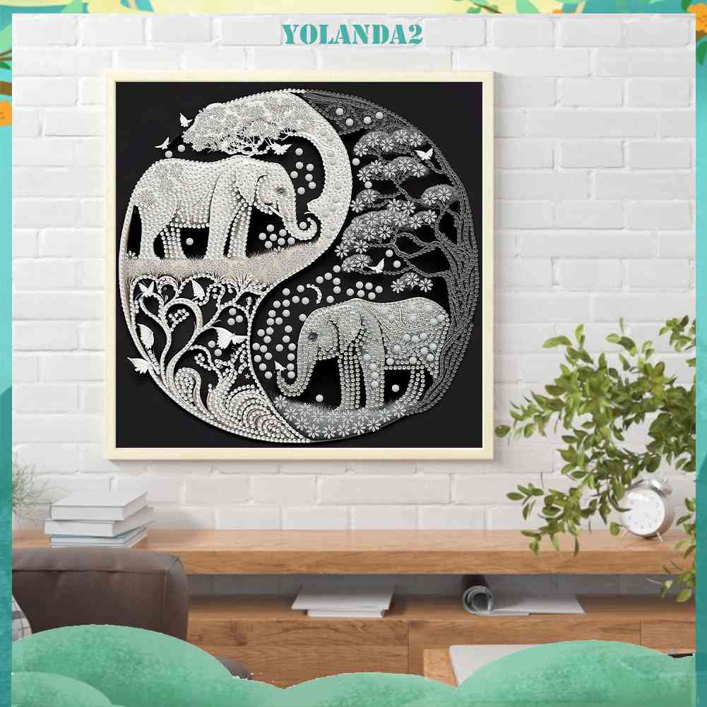 Bộ Tranh Đính Đá 5D Họa Tiết Động Vật Độc Đáo DIY Dùng Trang Trí Nhà Cửa