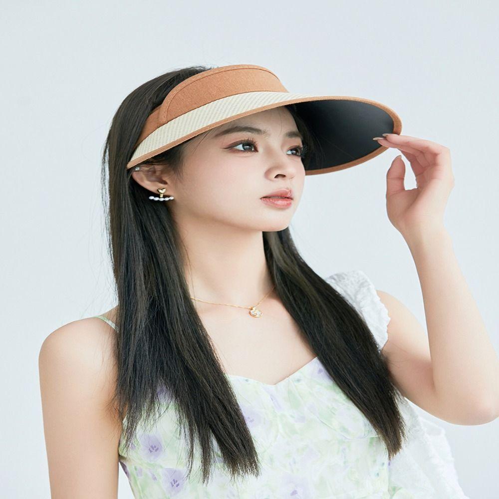 Mũ Rộng Vành Hở Chóp Thời Trang Biển Cho Nữ