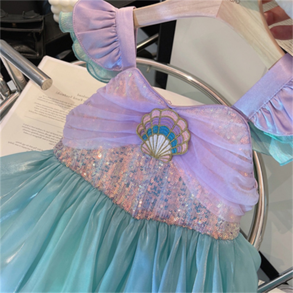 Đầm Hóa Trang Nàng Tiên Cá Ariel Cho Bé Gái