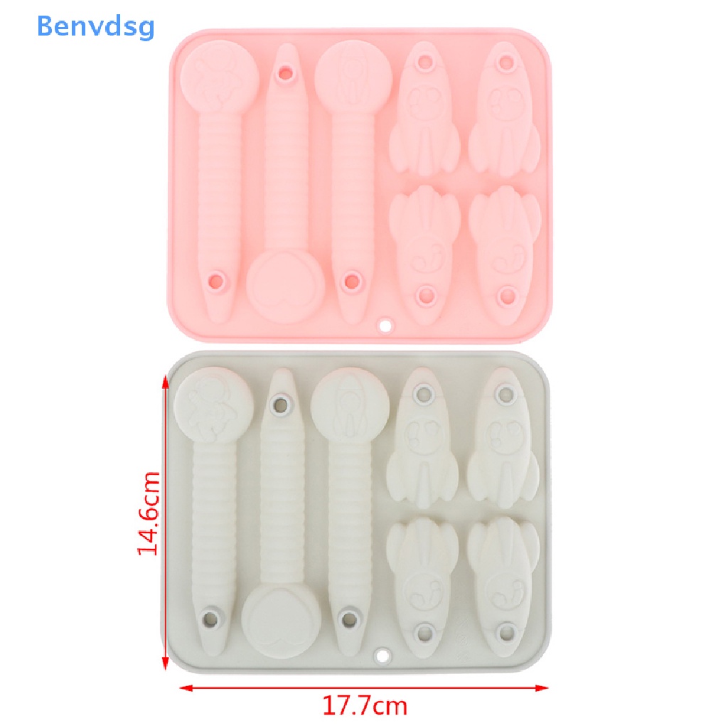 Benvdsg &gt; Khuôn Làm Bút Chì / Sô Cô La Bằng Silicone Chủ Đề Tên Lửa / Phi