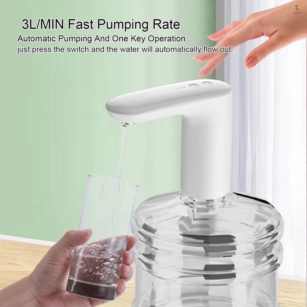 Máy Bơm Nước Di Động 2 Chế Độ Làm Việc 5 Gallon Công Tắc Tự Động Sử Dụng Tại Nhà / Văn Phòng / Ngoài Trời