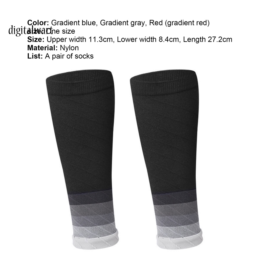 Kỹ Thuật Số| 1 Đôi Vớ Thể Thao Nylon Màu Gradient Thoải Mái
