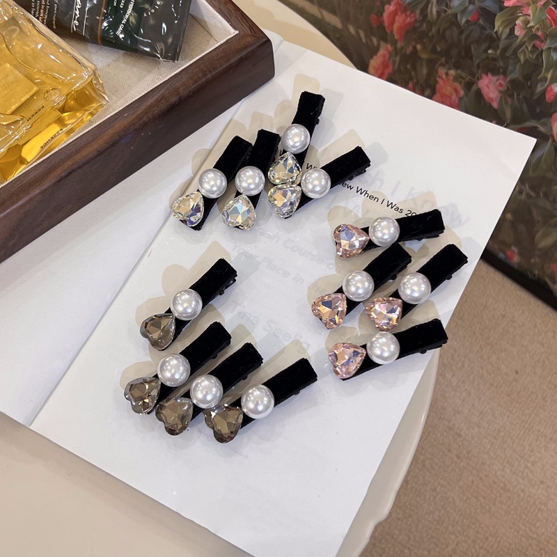 Kẹp TóC 2 KiểU ĐíNh HạT NgọC Trai Giả ThờI Trang Cho Nữ