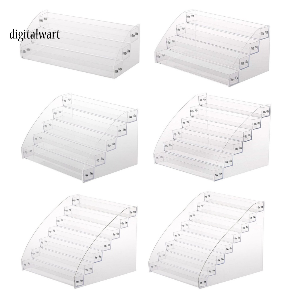 Kỹ Thuật Số| Hộp Đựng Son Môi Nhiều Tầng Bằng Acrylic Trong Suốt Sức Chứa Lớn Tiết Kiệm Không Gian Dễ Lắp Đặt