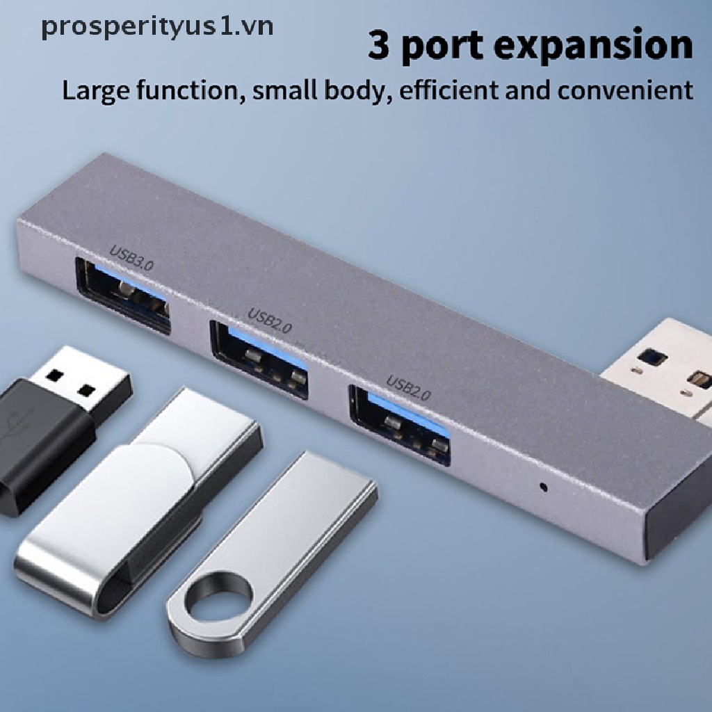 Bộ Chia 3 Cổng USB Type C / USB Hub 3 Trong 1 Chuyên Nghiệp