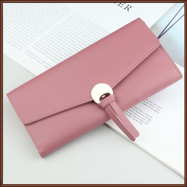 Ví Da Pu Gập 3 Thời Trang Dành Cho Nữ