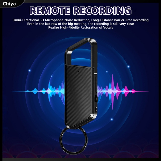 Bút Ghi Âm Giọng Nói Mini Có Móc Treo Chìa Khóa Tiện Dụng