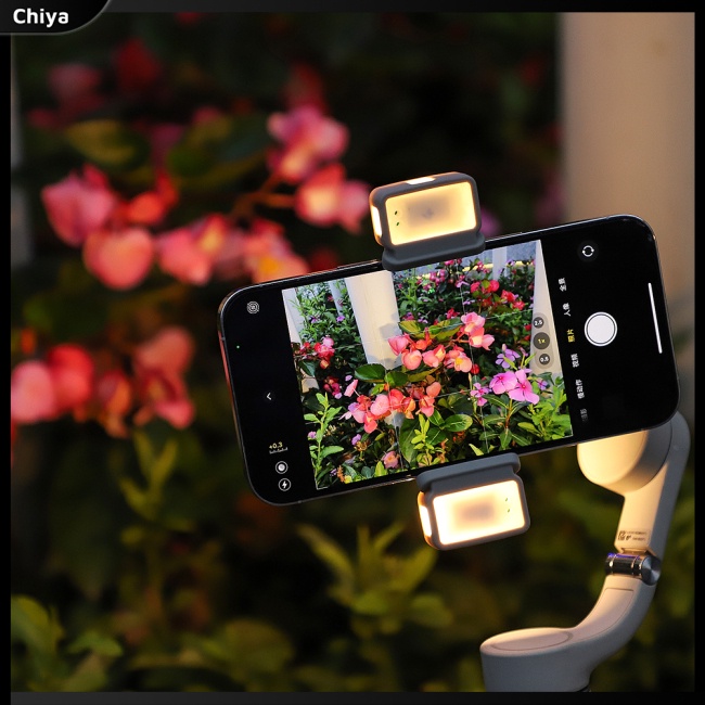 Đèn Kẹp Điện Thoại Mini L375 2 Chiều Mềm Mại Có Thể Điều Chỉnh Độ Sáng 3 Màu Kèm Hộp Sạc