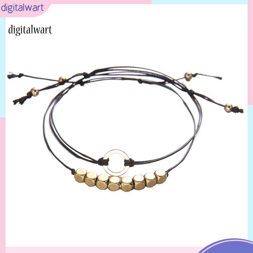 Kỹ Thuật Số| Set 2 Vòng Đeo Tay Phong Cách Bohemian Cá Tính Dành Cho Nữ